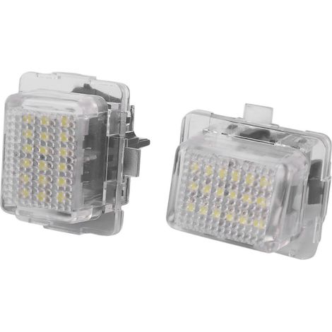 Éclairage de plaque d'immatriculation LED sans erreur (gauche et droite) pour Mercedes-Benz Classe C W204 S204 W212 S212 C207 C216 W221 (1/5)