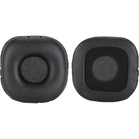 2 Pièces de Housses de Coussinets pour Casque Marshall MAJOR, Noir (1/5)