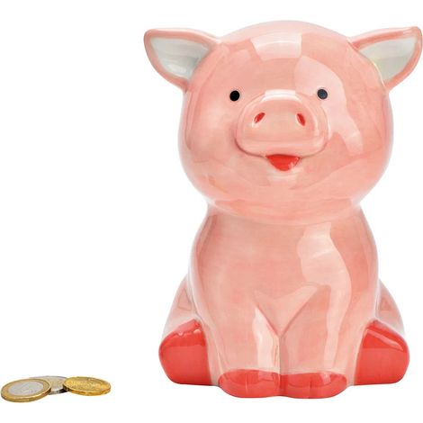 Tirelire en céramique cochon