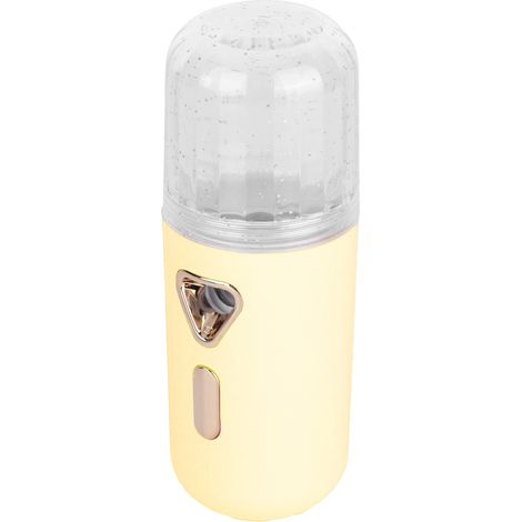 30 ml Mini-Gesichtsbefeuchter, tragbar, Nano-Zerstäubung, USB-Ladefunktion, Gesichtsspray, Gelb (1/5)
