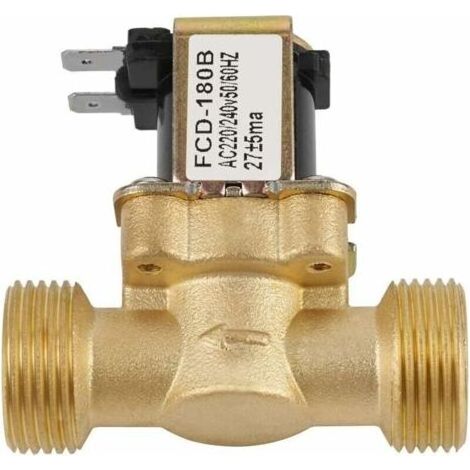 Electrovanne lectrique G3 / 4 Entre d\\'Eau 2 Voies N/C AC Normalement Ferm 220 / 240V FCD-180B (1/5)