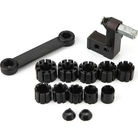 Ensemble de réglage de bague, outil de fabrication de bijoux, pince à boule de bague, boule de gravure, outil de réglage de bijoux, accessoires adaptés pour la fabrication de bracelets, boucles d'orei (1/5)