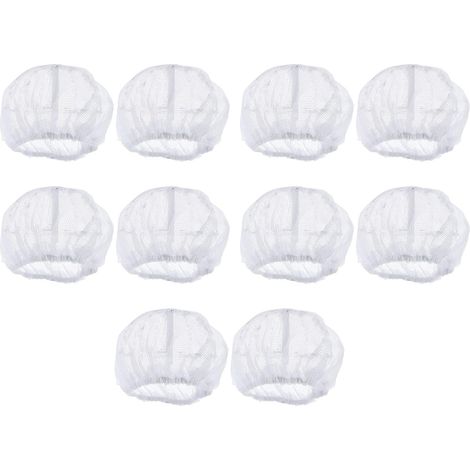 Lot de 10 toques de chef unisexes, ajustables et respirantes, pour la (1/5)