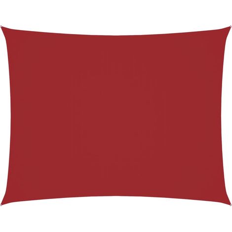 Maison Exclusive - Sonnensegel Oxford-Gewebe Rechteckig 4x5 m Rot