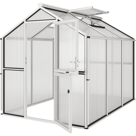 KGT Gewächshaus "Galant III", pressblank, 6,7 m², 10 mm HKP