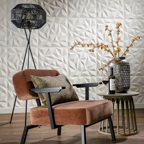 Panneau Mural 3d WallArt Panneaux 3D Puck : 3m²