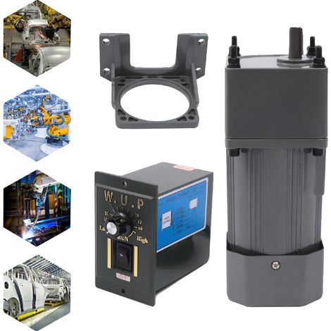 Induktionsmotor, 90 W Leistung, 220 V Wechselspannung, Drehzahlverhältnis 20.000 U/min, Wellengröße 1,2 x 2,8 cm, Abmessungen 16,5 x 9 x 9 cm (1/5)