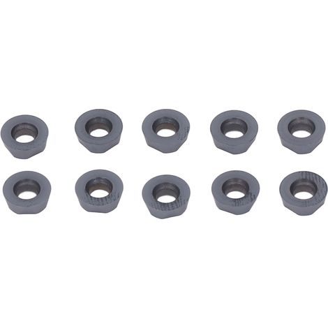 10 plaquettes de tour CNC en carbure revêtu, outils de serrage pour fraisage et usinage des métaux (1/5)