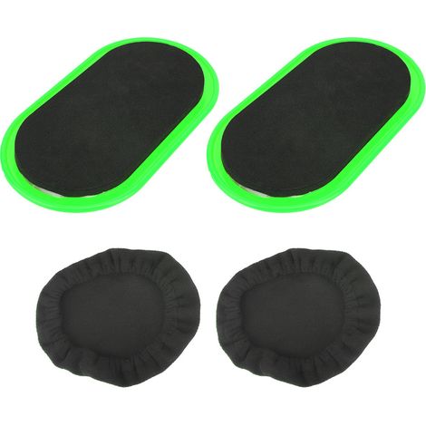 Juego de 2 discos deslizantes, espuma EVA y ABS, entrenamiento abdominal, desarrollo muscular, para uso en interiores. (1/5)