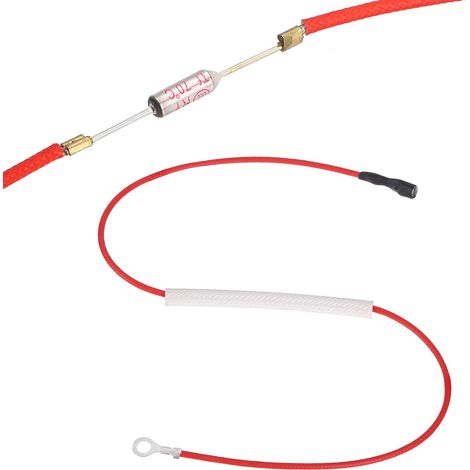 Fusible Thermique Universel Pour Cuiseur À Riz, 70°C 10A 250V Fusible Thermique Métallique Avec Borne Et Rondelle Gainage En Fibre De Verre Pour Pièce De Réparation (1/5)