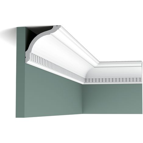 Corniche élégante ornée de motifs dentelés CX129 - L200 x H9,4 x L9,4 cm - ORAC DECOR