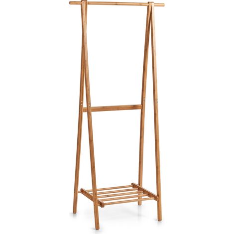 Kleiderständer aus Bambus, Höhe 159 cm