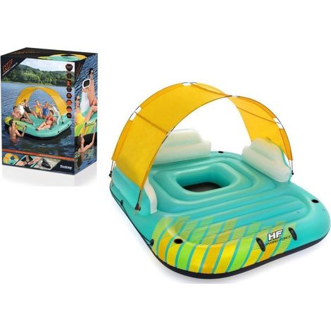 Bestway Île de piscine gonflable 5 personnes Sunny Lounge 291x265x83cm
