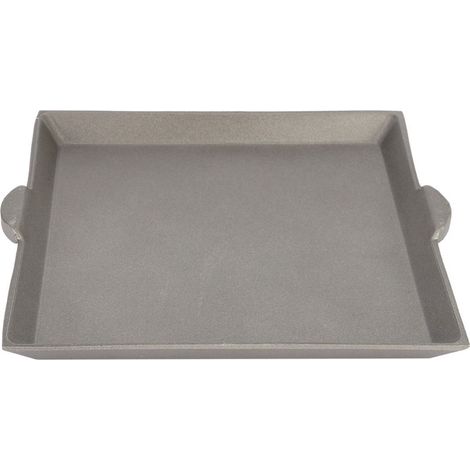 1 Plaque de cuisson, design carré, matériau alimentaire, poignées intégrées, pour barbecue extérieur et cuisine (1/5)