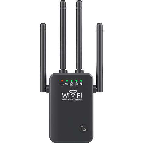 Amplificateur WiFi 300Mbps Répéteur Sans Fil pour Maison et Bureau, Prise EU 110‑220V