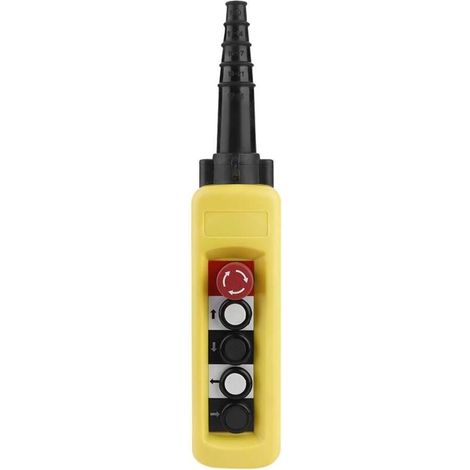 XAC-A4713 Crane Chain Hoist Push Control Switch 4 Buttons Lifting Push Button Switch