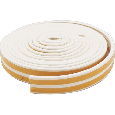 Burlete adhesivo caucho 9mm 6M Blanco GSC 003803808 (1/4)