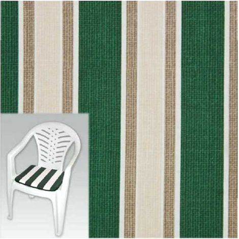 Cojín Multiriga Verde Asiento pz.2 38X38X4 Xtra