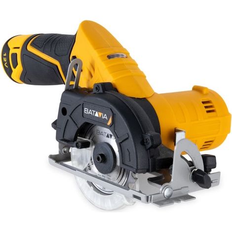 BATAVIA Scie circulaire sans fil - Fixxpack 12V - 85 mm - coupe bois et panneaux (1/4)