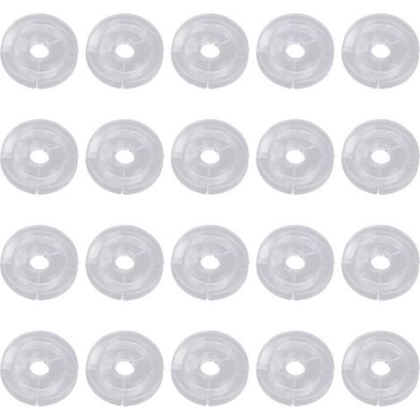 20 Bobines de Couture Transparentes 50mm en Acrylique Léger et Résistant pour Machine à Coudre (1/5)