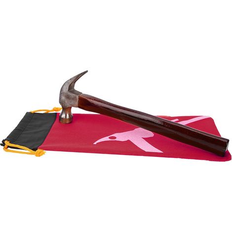 Sac de rangement pour piquets de tente, marteau et clous (rouge) (1/5)