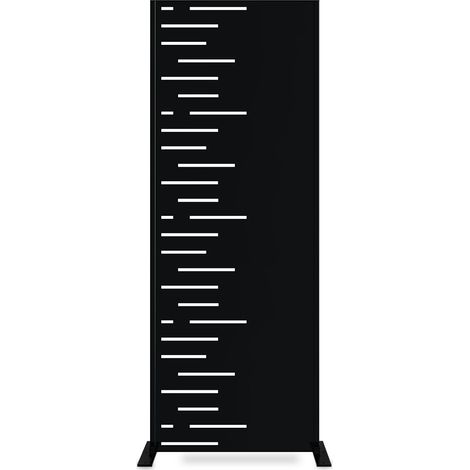 ARLBERG Dekorplatte schwarz H.160cm Muster links
