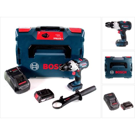 Perceuse-visseuse à percussion sans fil Bosch GSB 18V-110 C Professional 18 V 110 Nm + 1 batterie 2,0 Ah + chargeur + L-Boxx (1/5)