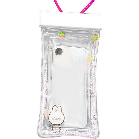 Coque Téléphone Étanche avec Poignée, Sangle Cou pour Natation & Piscine, Protection Tactile Anti-Eau (1/4)