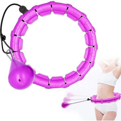 Cerceau Hoola - 26 Pièces Démontables - Réglable Par Tour De Taille - Avec Support Smartphone - Massage 360° (1/5)