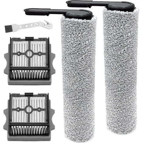Brosse rotative de rechange + filtre HEPA pour aspirateur eau et poussière Tineco Floor One Stretch S6 (1/5)
