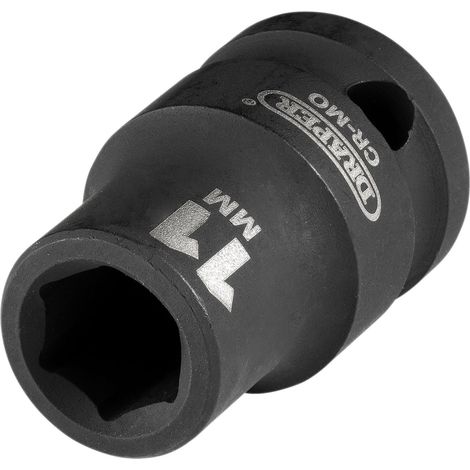 Draper 11mm Metric Impact Socket for 1/2-Inch Drive - Heavy-Duty 1/2" Square Drive Impact Socket