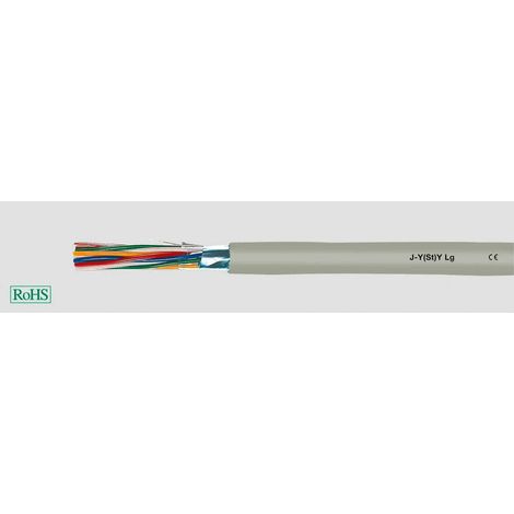 [NEUWERTIG] B-Ware Helukabel Fernmeldeleitung Telefonkabel Jysty Kabel Grau 100m Installationskabel