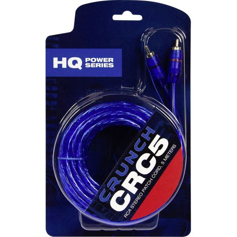 Crunch CRC5 Cinchkabel 5.00 m [2x Cinch-Stecker - 2x Cinch-Stecker] (1/2)