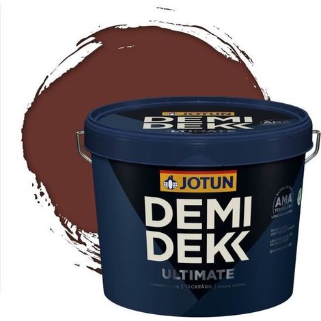Peinture Bois - DEMI DEKK ULTIMATE - Satinée - RAL 8012 - 3L (1/2)