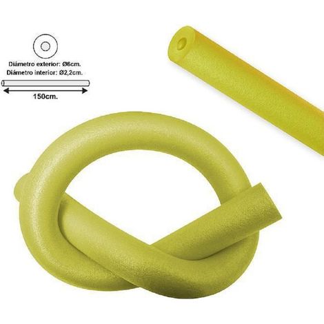 Trade Shop - SCHWIMMSCHLAUCH FÜR POOL Ø6X150CM GELB FÜR WASSERSPIELE ÜBUNGEN 062899A - (1/5)