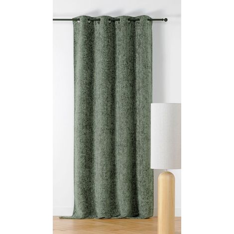 Rideau d'ameublement "Aspen" 135x250cm - 135x250cm - Vert kaki (1/2)