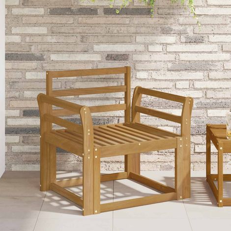 Teenpull – Outdoor-Sofagarnitur Massivholz Akazie Weiß (1/5)