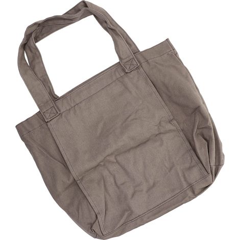 Sac de transport portable en toile pour tapis de yoga, 2 compartiments, fermeture éclair, gris. (1/5)
