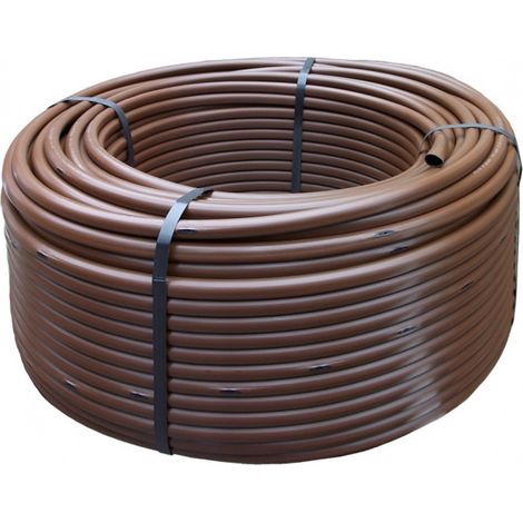 RAIN BIRD XFD 100 M ROHR ZUR BEWASSERUNG 16 MM MIT TROPFERN ALLE 33 CM BRAUN EXCLUSIVES ANGEBOT