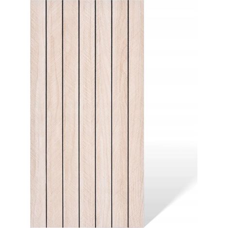 Selbstklebende Fliesen, Holzoptik, leichte Lamellen, 4 Stück, 60 x 30 cm