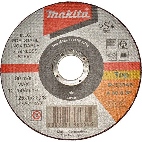 MAKITA P-53045 Lame de coupe extra fine en acier inoxydable 125mm