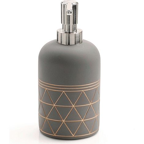 Dosasapone con erogatore in plastica d'appoggio in cemento 8780 Gedy serie CALIPSO Grigio (1/2)