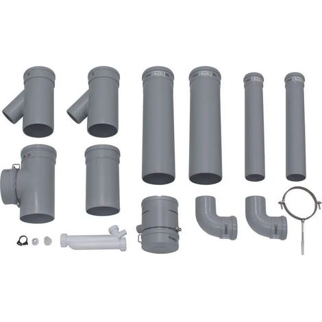 Vaillant Juego de conexión básico DN 130 PP para 2 aparatos / 2 cascadas, 0020042761