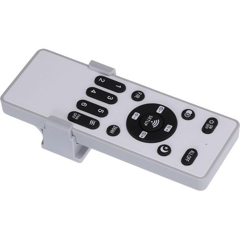 Télécommande en Plastique de Remplacement pour Ventilateur de Plafond Blanc Compatibilité et Installation Facile, pour Ventilateurs de Plafond en Espaces de Vie et Camping (1/5)
