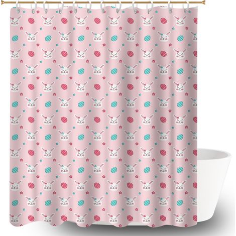 Rideau douche imperméable polyester 180x180 artistique rideau imperméable pour dans une salle de bain design (1/5)