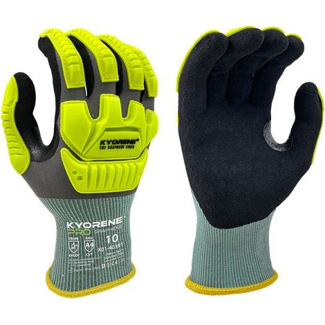 Gants de manutention KYORENE K01-403RT taille 7, 12 Paires, Gris ( Prix pour Paquet de 12 Paires )