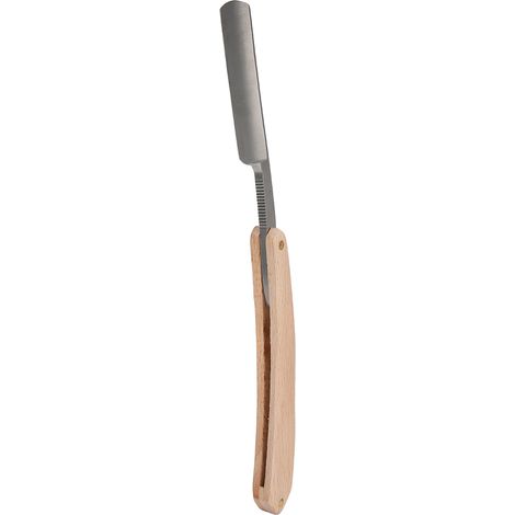 Support de rasoir droit en acier inoxydable, étui pliable pour rasoir de sûreté et tondeuse à barbe (1/5)