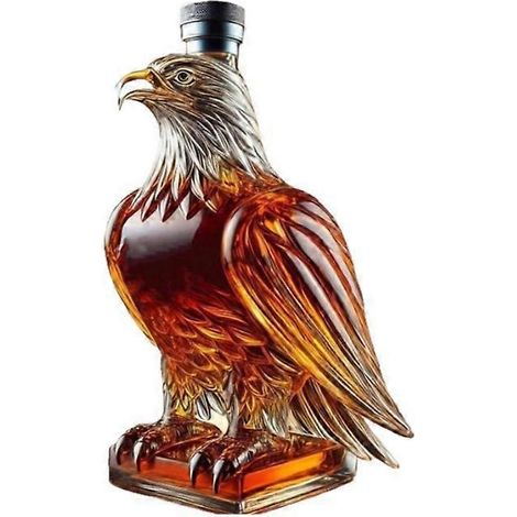 Carafe à whisky 350 ml, bouteille de vin en forme d'aigle à tête blanche, symbole de force et de liberté, cadeau idéal (1/5)
