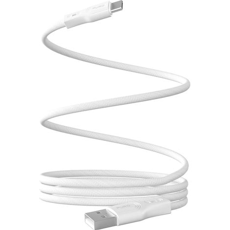 Cable magnético Puro Magnetic de 10 W USB-A a USB-C de 1 m - Blanco