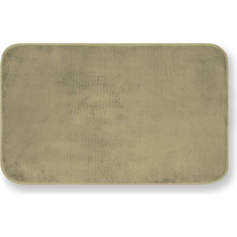 GEMITEX Tappeto MERLINO 50X80 ULTRASSORBENTE, Polyester, Tortora (1/5)